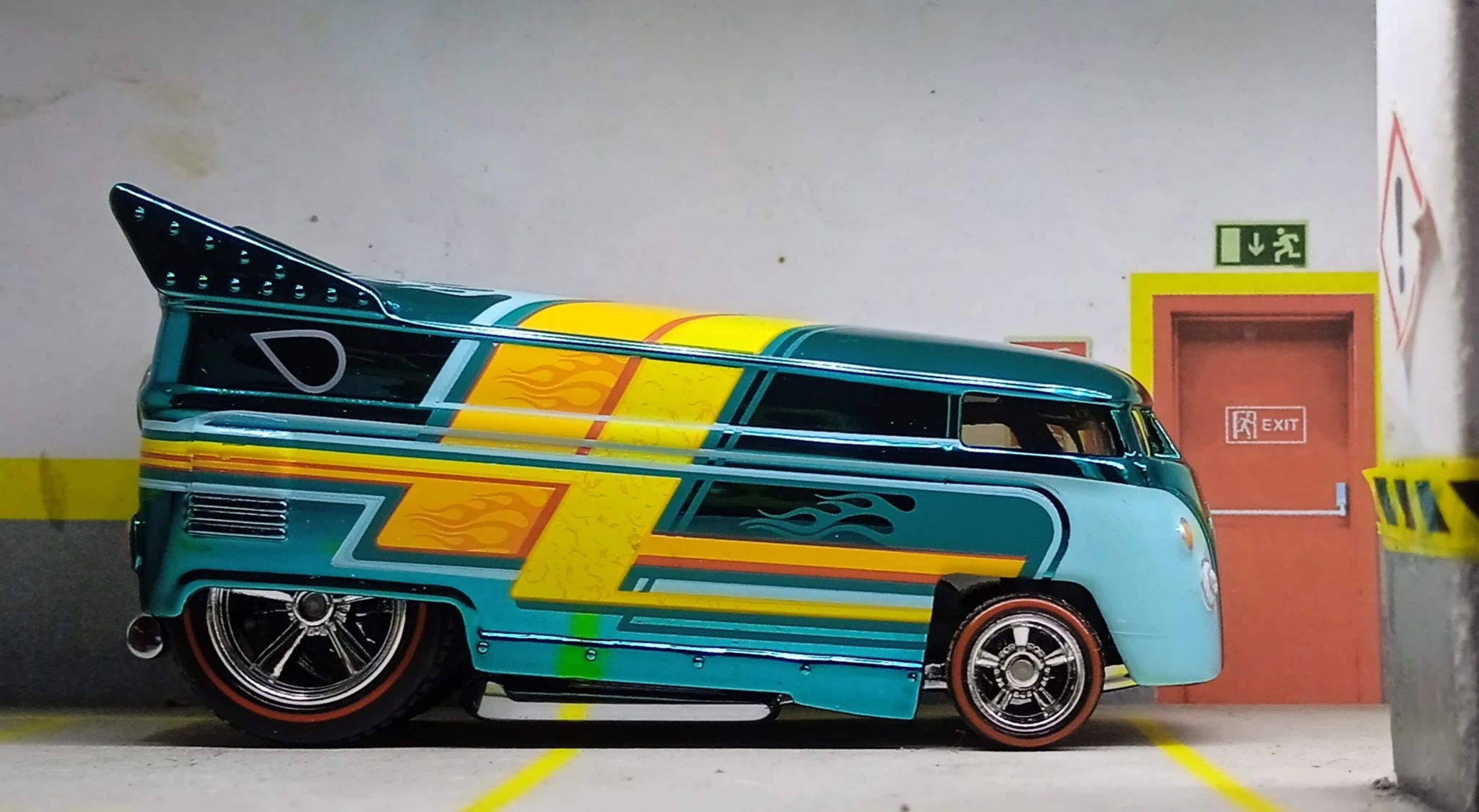 Customized VW Drag Bus