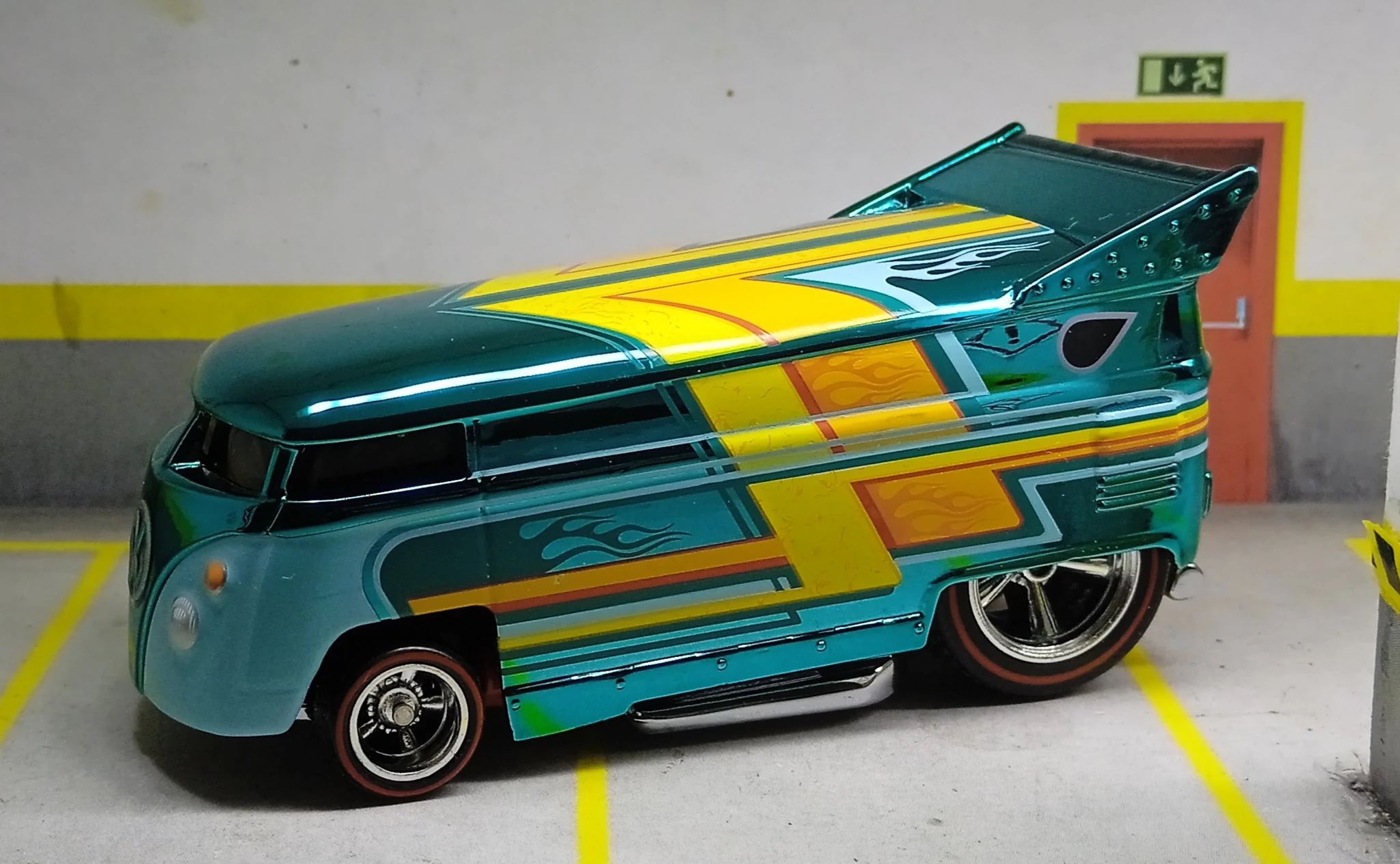 Customized VW Drag Bus